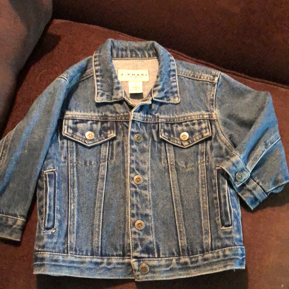 Unisex kids denim jacket